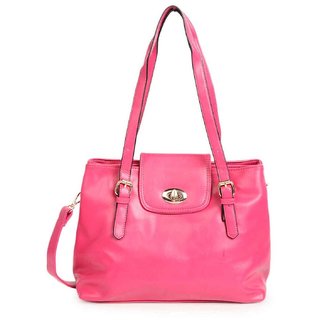 Adisa B1246 Hot Pink Womens Pu Handbag