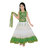Saarah Green & White Lehenga Choli Sets For Girls (Size: 5-6 yrs)