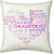 Heart Shape Word Collection Cushion For Daughter 913