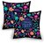 Mamma You Are The Best Floral Design Cushion Pair 9182