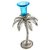 Satya single palm tree candle stand