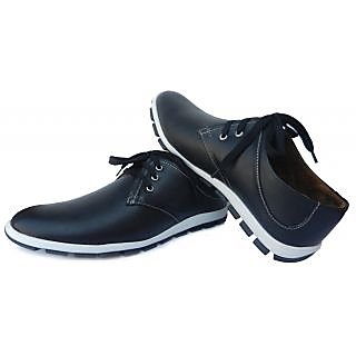 trendy mens black shoes