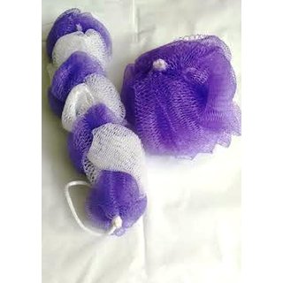                       BATHING LOOFAH SET OF 2                                              