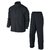 ShaRivz Casual Plain Black Rain Suit - 2Pcs