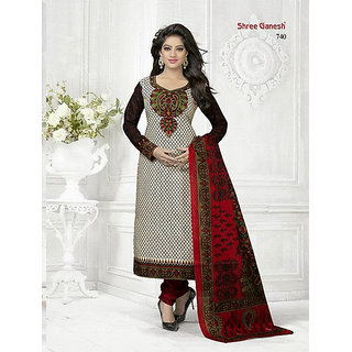 unstitched churidar material