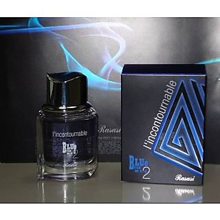 L INCONTOURNABLE BLUE FOR MEN 2 Eau De Parfum by Rasasi Perfume Spray TD 4424