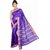 Fashionkiosks Violet Colour With Zari Border Kota Cotton Saree