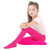 Premium Vicose Pantyhose full length Leggings Kids - Raspberry (2-4) Y