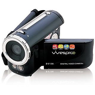 Wespro 1.3MP Digital Camcorder DV138 with Camera Pouch