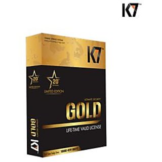 K7 Ultimate Security Gold With Lifetime Validity