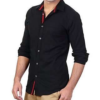 black shirt for party wear