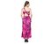 VODKA Pink Spring Floral Maxi Dress