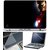 Finearts Laptop Skin Iron Man Side With Screen Guard And Key Protector - Size 15.6 Inch