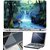 Finearts Laptop Skin Waterfall With Screen Guard And Key Protector - Size 15.6 Inch