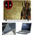 Finearts 3 In 1 Laptop Skin With Screen Protector And Key Guard - Warrior