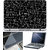 Finearts Laptop Skin 15.6 Inch With Key Guard & Screen Protector - Emc2 Black