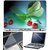 Finearts Laptop Skin 3D Apple With Screen Guard And Key Protector - Size 15.6 Inch