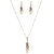 Urthn Peral Drop Chain Pendent Set in White - 1200814