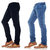 Stylox Men Blue Black Regular Fit Jeans