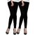 Combo Of Two Black Lycra Leggings Free Size With Stretch
