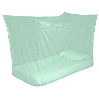 ans mosquito net 3x6 ft single bed green