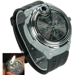 Watch with Built-in Lighter