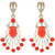 Urthn Designer Red Earrings  -  1301130