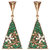 Urthn Fashion  Triangle  Earrings With Stone in Green  - 1301706