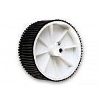 12v dc gear, geared motor 60 rpm WITH Tracked wheel Big ( For Robot )