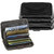 Unisex Aluminium Credit Card Security Wallet like Aluma Wallet - 3pc Black