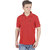 Prolapes Men's Red Polo T-Shirt