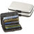 Unisex Aluminium Credit Card Security Wallet like Aluma Wallet - 2pc Silver