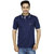Prolapes Men's Polo T-Shirt-NavyBlue