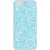 Ff (Ikebana) White Plastic Plain Lite Back Cover Case For   5S