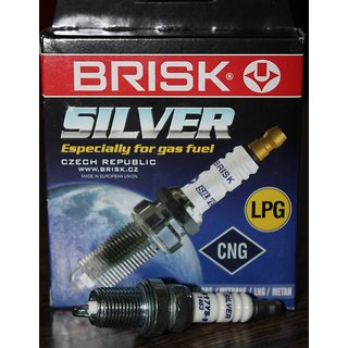 thumbnail image 2 of 6x BRISK YS Silver Spark Plugs For Chrysler Voyager 3.3i (2000-2008) 2 of 4