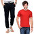 TSX Mens Multicolor Cotton Blend Trackpant & T-shirt Combo