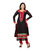 Florence Black Gouri Embroidered Chanderi Cotton Suit (SB-1638-APR) (Unstitched)