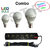 Combo Of 3w,5w,8w Led Bulb 6 In 1 Extension Cords