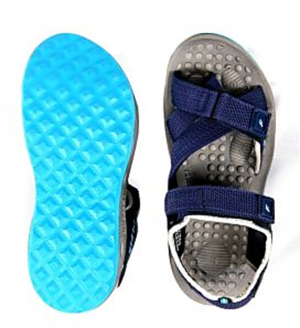 Faux Leather Daily wear Ladies Sky Blue Strap Sandal at Rs 250/pair in New  Delhi