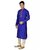 Sanwara BlueWhite Embroidered Long Kurta  Pyjama Sets For Men