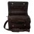 KLW Dark Brown Leather Folio Laptop Bag KLWFLO0002