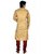 Sanwara GoldMaroon Embroidered Long Kurta  Pyjama Sets For Men