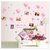 Pink love balloon frame decorative diy wall sticker