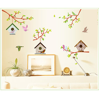 Very Beautiful Bird S Nest Wall Sticker For Decorative Space 130 X 100 Cm