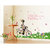 Wall Sticker butterfly girl wall sticker for home decoration