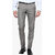 BUKKL Slim Fit Grey Formal Trousers for men