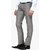 BUKKL Slim Fit Grey Formal Trousers for men