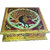 4 sections 10 inches Golden Meenakari Dryfruit  / Mukhwas box