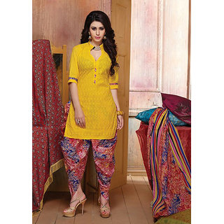 patiala dress materials