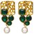 Zaveri Pearls Gold Plated Multi Dangle Earrings For Women